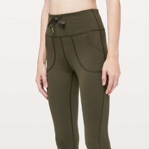 Lululemon Skinny Will Pant *Full-On Luon Dark Olive